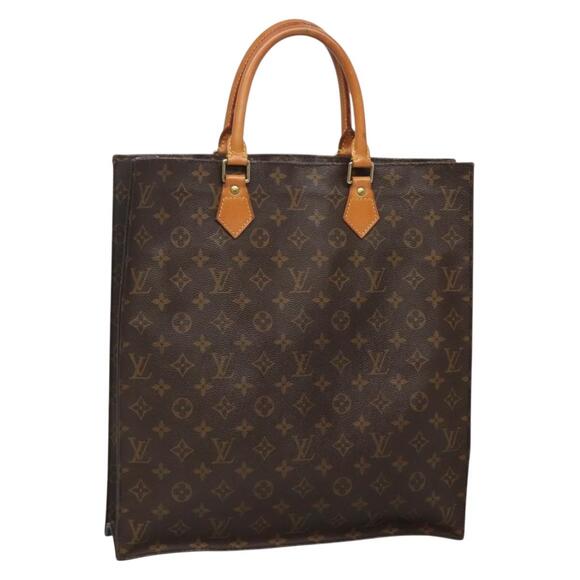 LOUIS VUITTON Monogram Sac Plat Hand Bag M51140 - Picture 1 of 16